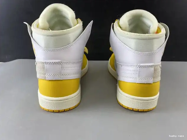 Cheap Husky x Dark Powder Off-White AQ0818-149 NRG White Yellow-Cone 1 Jordan Air 0620